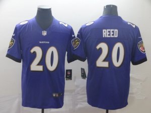 Nike Ravens #20 Ed Reed Purple Vapor Untouchable Limited Jersey