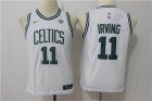 Celtics #11 Kyrie Irving White Nike Youth Swingman Jersey