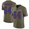 Nike Bills #64 Richie Incognito Olive Salute To Service Limited Jersey