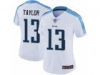 Women Nike Tennessee Titans #13 Taywan Taylor Vapor Untouchable Limited White NFL Jersey