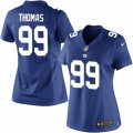 Women's Nike New York Giants #99 Robert Thomas Limited Royal Blue Team Color NFL Jersey