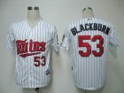 MLB Minnesota Twins #53 Blackburn White[Cool Base]