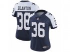 Women Nike Dallas Cowboys #36 Robert Blanton Vapor Untouchable Limited Navy Blue Throwback Alternate NFL Jersey
