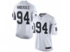 Mens Nike Oakland Raiders #94 Eddie Vanderdoes Limited White NFL Jersey