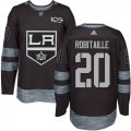 Los Angeles Kings #20 Luc Robitaille Black 1917-2017 100th Anniversary Stitched NHL Jersey