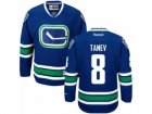 Mens Reebok Vancouver Canucks #8 Christopher Tanev Authentic Royal Blue Third NHL Jersey