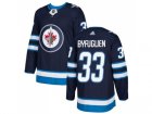 Men Adidas Winnipeg Jets #33 Dustin Byfuglien Navy Blue Home Authentic Stitched NHL Jersey