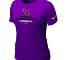 Women Arizona Cardicals Purple T-Shirt