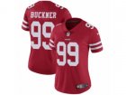 Women Nike San Francisco 49ers #99 DeForest Buckner Vapor Untouchable Limited Red Team Color NFL Jersey