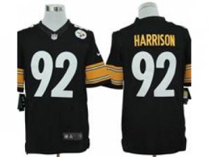 Nike Pittsburgh Steelers #92 James Harrison Black[Limited]Jerseys