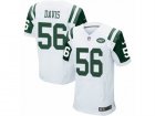 Nike New York Jets #56 DeMario Davis Elite White NFL Jersey