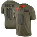 Nike Bears #10 Mitchell Trubisky 2019 Olive Salute To Service Limited Jersey