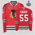 nhl jerseys chicago blackhawks #55 eager red[2013 stanley cup]