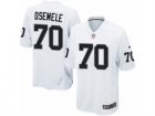 Mens Nike Oakland Raiders #70 Kelechi Osemele Game White NFL Jersey