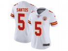 Women Nike Kansas City Chiefs #5 Cairo Santos Vapor Untouchable Limited White NFL Jersey