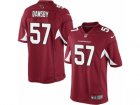 Mens Nike Arizona Cardinals #57 Karlos Dansby Limited Red Team Color NFL Jersey