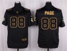 Nike Minnesota Vikings #88 Alan Page black Pro Line Gold Collection Jersey(Elite)