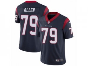 Mens Nike Houston Texans #79 Jeff Allen Vapor Untouchable Limited Navy Blue Team Color NFL Jersey
