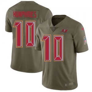 Nike Buccaneers #10 Adam Humphries Olive Salute To Service Limited Jersey