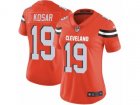 Women Nike Cleveland Browns #19 Bernie Kosar Vapor Untouchable Limited Orange Alternate NFL Jersey