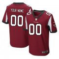 Mens Nike Atlanta Falcons Customized Elite Red Team Color NFL Jersey