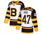 Adidas Boston Bruins #47 Torey Krug Authentic White 2019 Winter Classic NHL Jersey