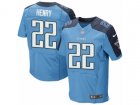 Nike Tennessee Titans #22 Derrick Henry Elite Light Blue Team Color NFL Jersey