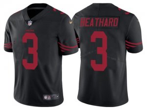 Nike 49ers #3 C. J. Beathard Black Vapor Untouchable Limited Jersey