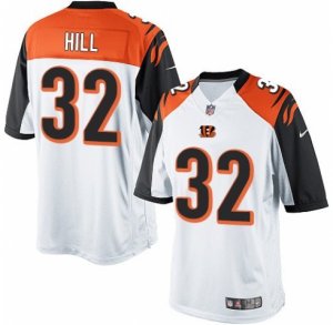 Men\'s Nike Cincinnati Bengals #32 Jeremy Hill Limited White NFL Jersey