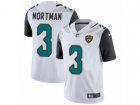 Nike Jacksonville Jaguars #3 Brad Nortman White Vapor Untouchable Limited Player NFL Jersey