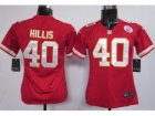Nike Women Kansas City Chiefs #40 Peyton Hillis Red Jerseys