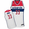 Mens Adidas Washington Wizards #33 Trey Burke Swingman White Home NBA Jersey