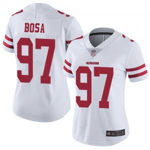 Nike 49ers #97 Nick Bosa White Women 2019 NFL Draft First Round Pick Vapor Untouchable