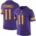 Nike Minnesota Vikings #11 Laquon Treadwell Purple Mens Stitched NFL Limited Rush Jersey