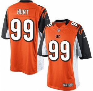 Men\'s Nike Cincinnati Bengals #99 Margus Hunt Limited Orange Alternate NFL Jersey