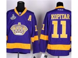 nhl jerseys los angeles kings #11 kopitar purple[2012 stanley cup champions]