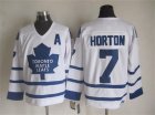 NHL Toronto Maple Leafs #7 Horton white Throwback Stitched jerseys
