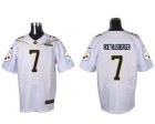 2016 Pro Bowl Nike Pittsburgh Steelers #7 Ben Roethlisberger white jerseys(Elite)