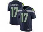 Mens Nike Seattle Seahawks #17 Braylon Edwards Vapor Untouchable Limited Steel Blue Team Color NFL Jersey