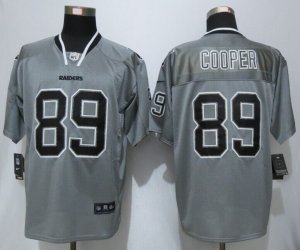 Nike Okaland Raiders #89 Cooper Grey Jerseys(Lights Out Elite)