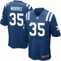 Mens Nike Indianapolis Colts #35 Darryl Morris Game Royal Blue Team Color NFL Jersey