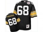 nfl Pittsburgh Steelers #68 L.C. Greenwood Black Stitched jerseys