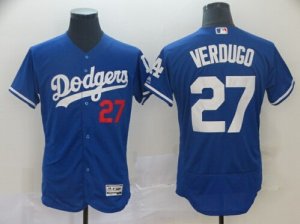 Dodgers #27 Alex Verdugo Blue Flexbase Jersey