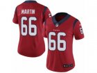 Women Nike Houston Texans #66 Nick Martin Vapor Untouchable Limited Red Alternate NFL Jersey
