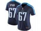 Women Nike Tennessee Titans #67 Quinton Spain Vapor Untouchable Limited Navy Blue Alternate NFL Jersey