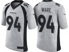 Nike Denver Broncos #94 DeMarcus Ware 2016 Gridiron Gray II Mens NFL Limited Jersey