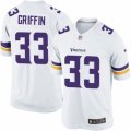 Men's Nike Minnesota Vikings #33 Michael Griffin Limited White NFL Jersey
