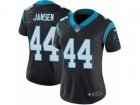 Women Nike Carolina Panthers #44 J.J. Jansen Vapor Untouchable Limited Black Team Color NFL Jersey