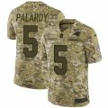 Mens Nike Carolina Panthers #5 Michael Palardy Limited Camo 2018 Salute to Service NFL Jersey
