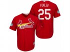 Mens St.Louis Cardinals #25 Dexter Fowler 2017 Spring Training Cool Base Stitched MLB Jersey